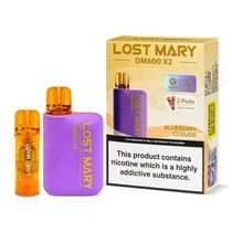 Blueberry Cloudd Lost Mary DM600 X2 Disposable Vape