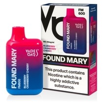 Blueberry Cranberry Cherry Vapes Bars Found Mary Disposable Vape