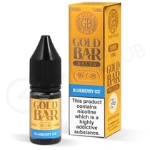 Blueberry Ice Nic Salt E-Liquid by Gold Bar Salts