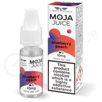 Blueberry Peach Nic Salt E-Liquid by Moja Juice