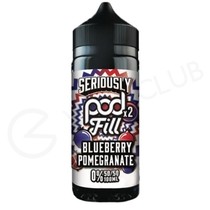 Blueberry Pomegranate Shortfill E-Liquid by Seriously Pod Fill x2 100ml