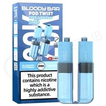Blueberry Raspberry & Cherry Ice Bloody Bar Ultra Twist 20K Refill Pack