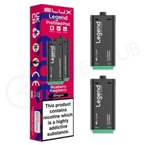 Blueberry Raspberry Elux Legend 1500 2in1 Prefilled Pods