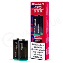 Blueberry Raspberry Elux Legend 1500 2in1 Prefilled Pods