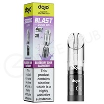 Blueberry Sour Raspberry Dojo Blast 2000 Go Refill Pack