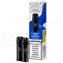 Blueberry Sour Raspberry Elf Bar 600 Prefilled Pods