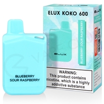 Blueberry Sour Raspberry Elux Koko 600 Disposable Vape