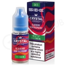 Blueberry Sour Raspberry Nic Salt E-Liquid by Crystal Original