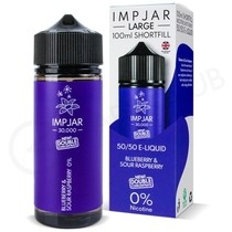 Blueberry Sour Raspberry Shortfill E-Liquid by Imp Jar Large 100ml