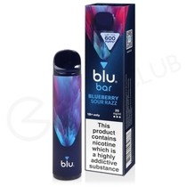 Blueberry Sour Razz Blu Bar Disposable Vape