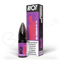 Blueberry Sour Strawberry Nic Salt E-Liquid by Riot X