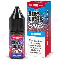 Bluemonia Nic Salt E-Liquid by Six Licks