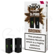 Brown Edition Vapes Bars Angel 2400 Prefilled Pods