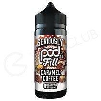 Caramel Coffee Shortfill E-Liquid by Seriously Pod Fill x2 100ml