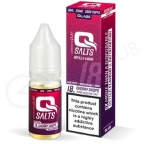 Cherry Drops Nic Salt E-Liquid by QSalts