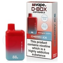 Cherry Ice 88Vape D-Box Disposable Vape