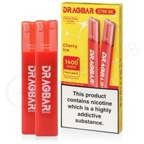 Cherry Ice Drag Bar Z700 SE Disposable Vape (2 Pack)