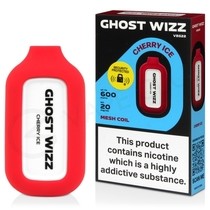 Cherry Ice Vapes Bars Ghost Wizz Disposable Vape