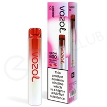 Cherry Ice Vozol Bar Neon 800 Disposable Vape