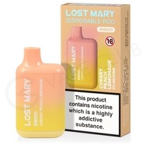 Cherry Peach Lemonade Lost Mary BM600 Disposable Vape