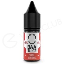 Cherry Peach Lemonade Nic Salt E-Liquid by Baa Juice