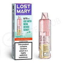 Cherry Sour Raspberry Lost Mary Nera Pureview Refill Pod