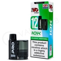 Classic Menthol IVG Pro 12 Refill Pack