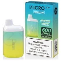 Coconut Melon Micro Pod 600 Disposable Vape