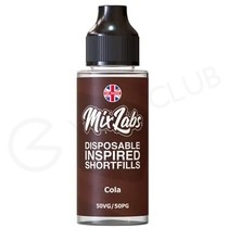 Cola Shortfill E-Liquid by Mix Labs 100ml