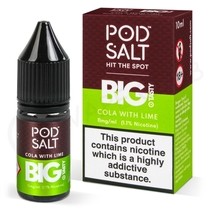 Cola With Lime Nic Salt E-Liquid by Pod Salt & The Big Tasty