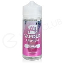 Cotton Candy Ice Shortfill E-Liquid by V4 Vapour Premium 100ml