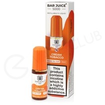 Cream Tobacco Nic Salt E-Liquid by Bar Juice 5000