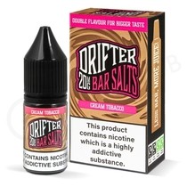 Cream Tobacco Nic Salt E-Liquid by Drifter Bar Salts