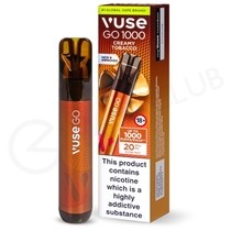 Creamy Tobacco Vuse Go 1000 Disposable Vape
