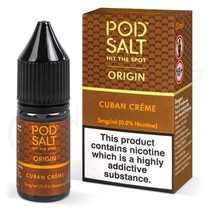 Cuban Creme Nic Salt E-Liquid by Pod Salt Origin