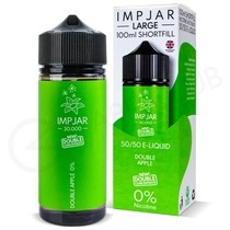 Double Apple Shortfill E-Liquid by Imp Jar Large 100ml