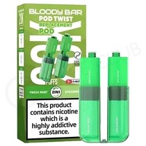 Fresh Mint & Spearmint Bloody Bar Ultra Twist 20K Refill Pack