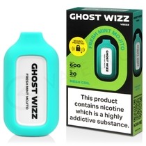 Fresh Mint Mojito Vapes Bars Ghost Wizz Disposable Vape