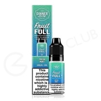 Fresh Mint Nic Salt E-Liquid by Dinner Lady Fruit Full