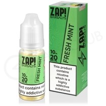 Fresh Mint Nic Salt E-Liquid by Zap Bar Salts