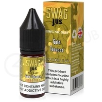 Gold Tobacco Nic Salt E-Liquid by Swag Jus