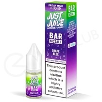 Grape Aloe Nic Salt E-Liquid by Just Juice Bar