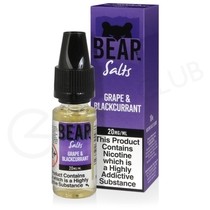 Grape & Blackcurrant Nic Salt E-Liquid by Bear Salts