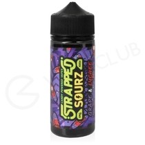 Grape & Lychee Shortfill E-Liquid by Strapped Sourz 100ml