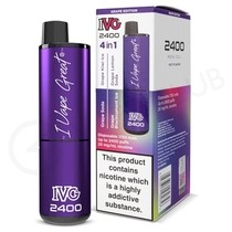 Grape Edition IVG 2400 Disposable Vape