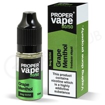 Grape Menthol E-Liquid by Proper Vape