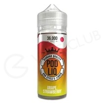 Grape Strawberry Shortfill E-Liquid by Pod Liq 80ml