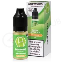 Green Apple Ice Nic Salt E-Liquid by Bar Works