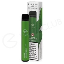 Green Gummy Bear Elf Bar Disposable Vape