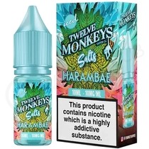 Harambae Iced Nic Salt E-Liquid by Twelve Monkeys